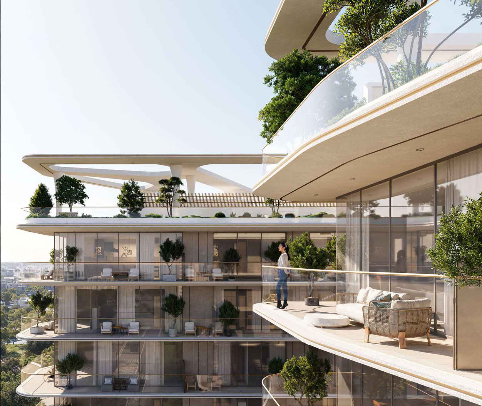 Extended Balconies with Dubai South Views