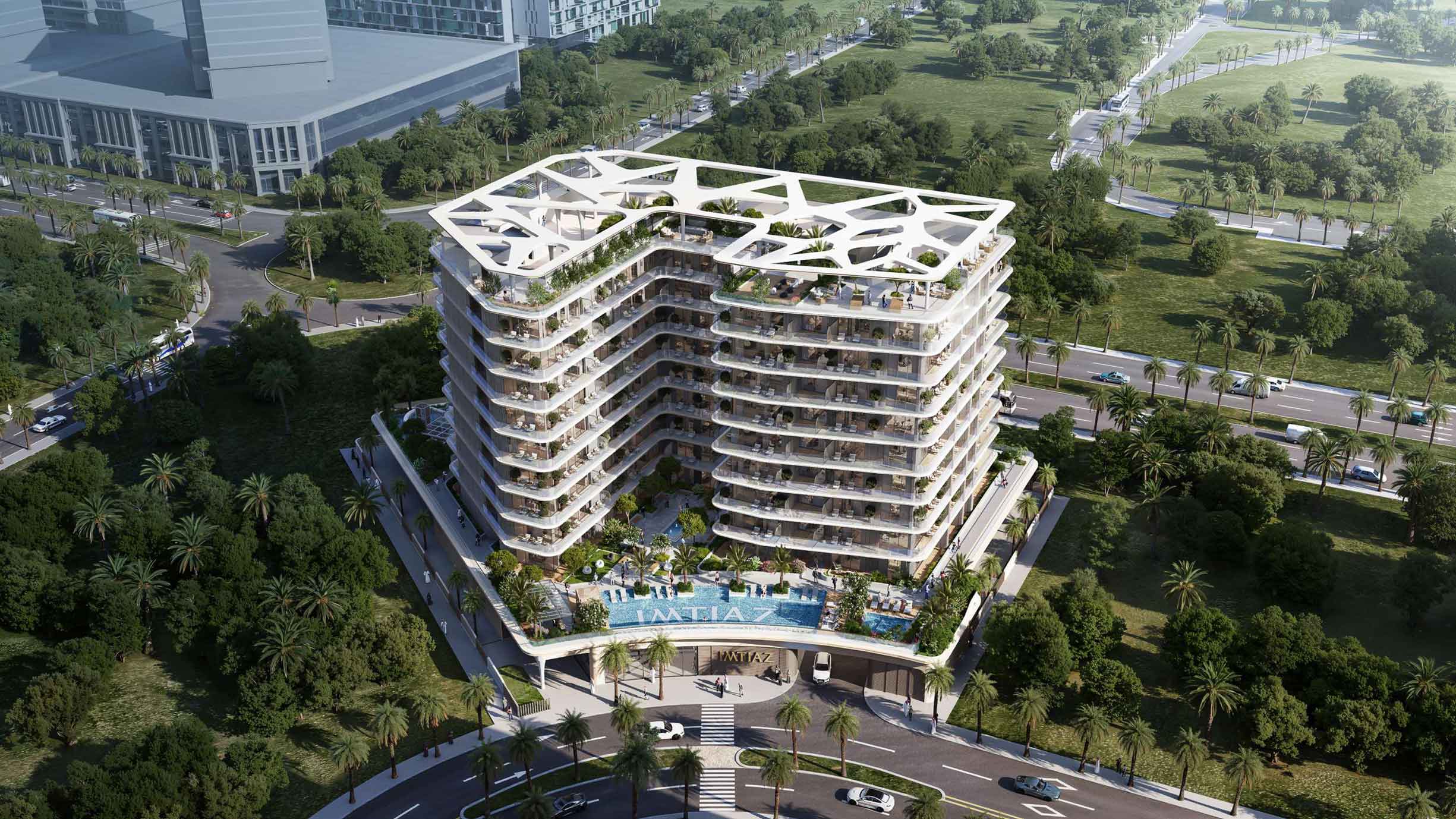 Connected-to-What-Matters Imtiaz Enre is Located in Dubai South with Al Maktoum International Airport just 15 minutes away and Burj Khalifa reachable in 20 minutes.
