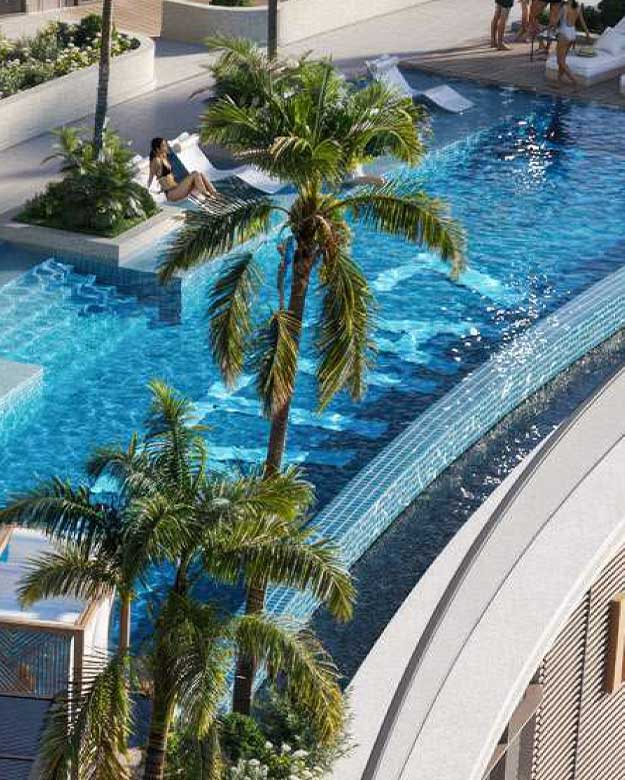 Infinity-with-the-Sun-Deck Olympic Size Infinity Pool at Imtiaz Enre on the Podium Level