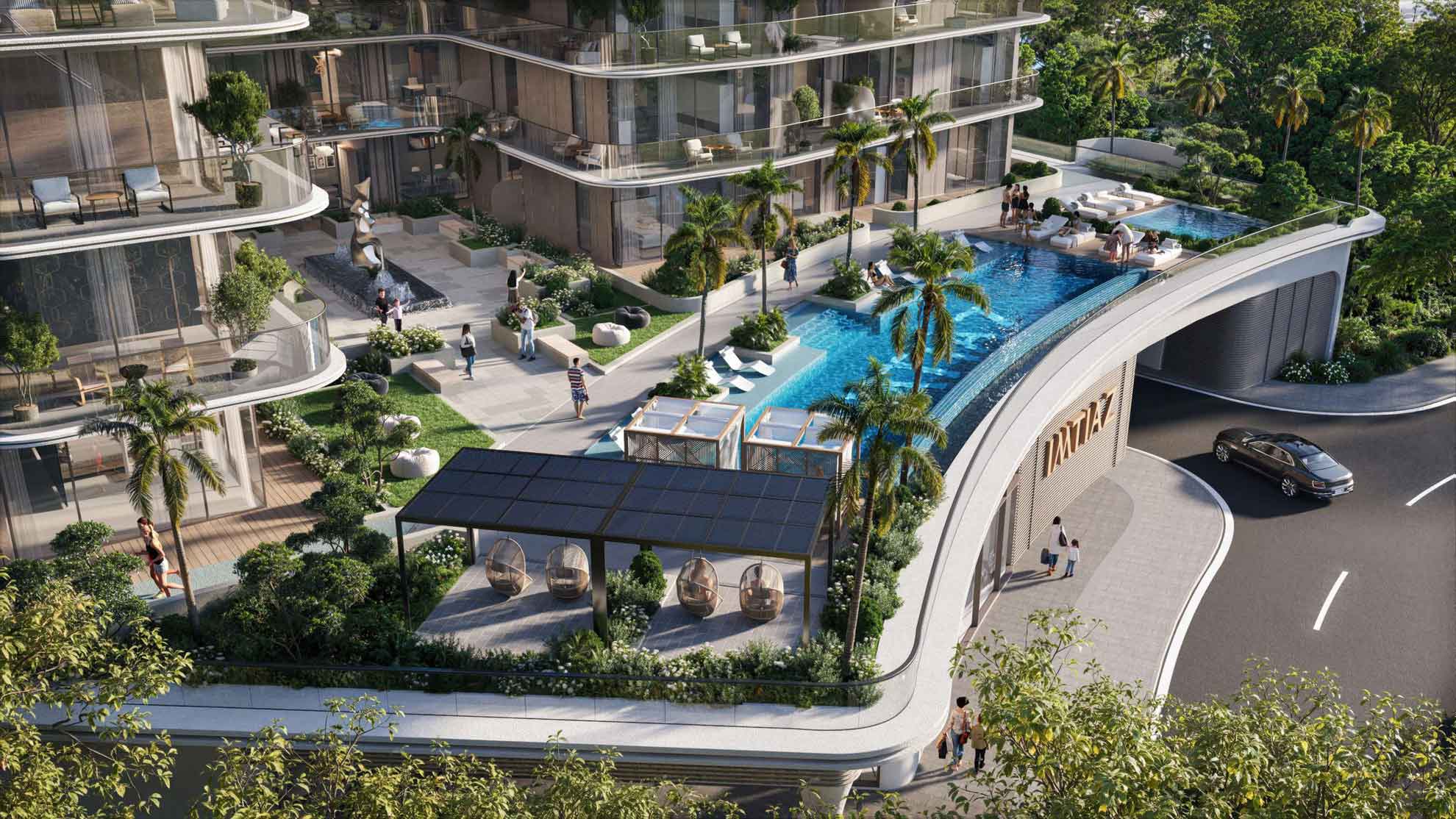 Infinity Pool with other outdoor sports activity